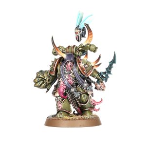 Malignant Plaguecaster, Noxious Blightbringer, and Plague Marine Champion
