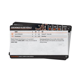 Kill Team: Goremongers – Datacards