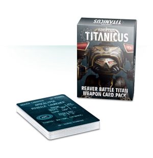Adeptus Titanicus Reaver Battle Titan Weapon Card Pack