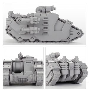 Space Marine Legion Sabre Strike Tank: Hull