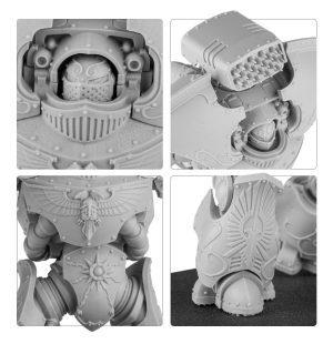 Legio Custodes Telemon Heavy Dreadnought Body