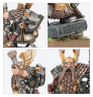 Dwarf Thane with Handgun on Oathstone