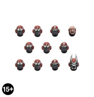 Word Bearers MkVI Heads
