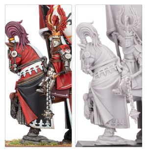 Battle Standard Bearer Mounted and on Foot