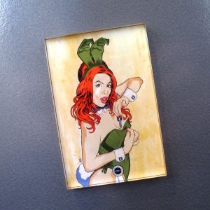 Brian Ewing Playboy Redux Acrylic Magnet